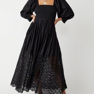 Free People Perfect Storm Black Maxi Dress